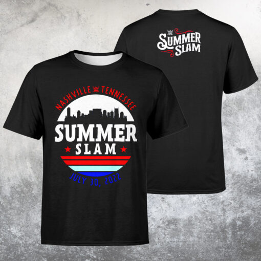 WWE SummerSlam 2022 Nashville Tennessee Classic T-Shirt