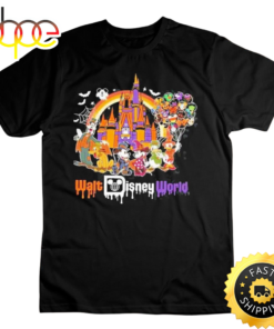 Walt Disney World Hallowen Mickey And Friends T-shirt