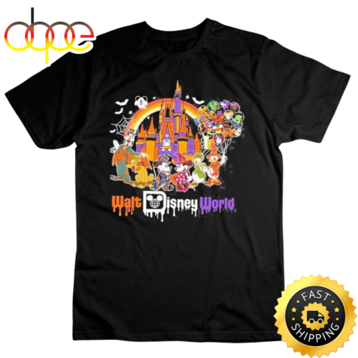 Walt Disney World Hallowen Mickey And Friends T-shirt