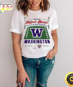 Washington Huskies Sugar Bowl Champions New Orleans Stadium Shirt