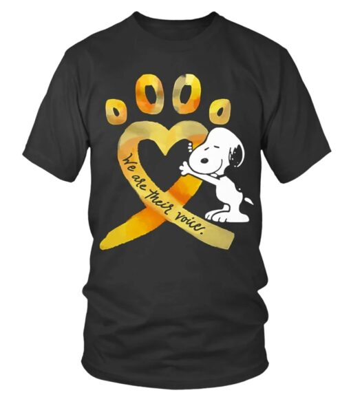 We Are Their Voice Snoopy T-shirt