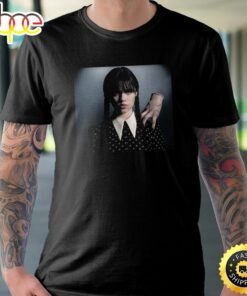 Wednesday Addams and Thing T shirt 2