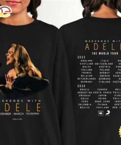Weekends With Adele The World Tour 2023-2024 Merch Weekends With Adele World Tour Shirt
