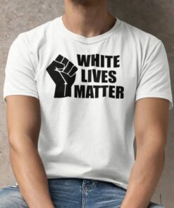 White Lives Matter Hand T-Shirt