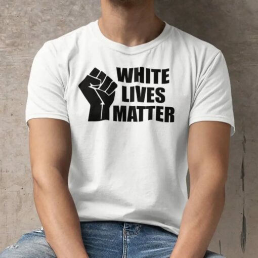 White Lives Matter Hand T-Shirt