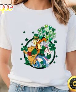 Winnie The Pooh Happy Saint Patricks Day Shamrock Shirt