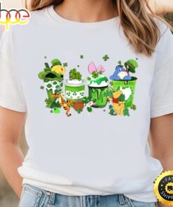 Winnie The Pooh St Patricks Day Shirt, Disney Coffee Latte Shirt