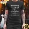 World Tour 2023 Rammstein 29th Anniversary 1994-2023 Thank You For The Memories Signatures shirt