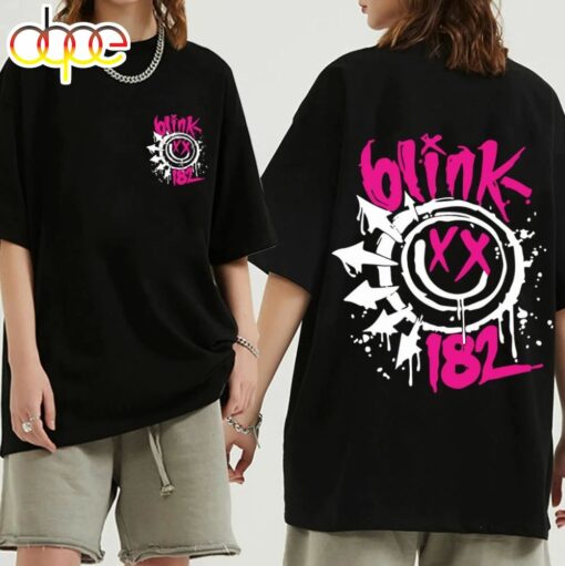 World Tour 2024 Blink 182 T-Shirts Fashion Harajuku O-Neck Short Sleeve Man Woman Shirt