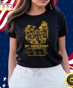 Wu-Tang Clan 32nd Anniversary 1992 – 2024 Thank You For The Memories Shirt