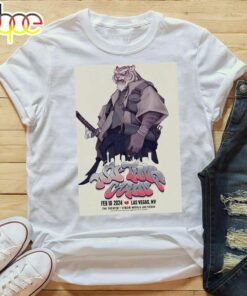 Wu-Tang Clan February 10, 2024, Las Vegas, NV unisex t-shirt