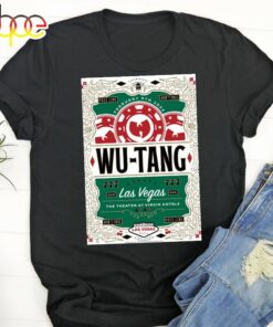 Wu-Tang Clan February 9, 2024, Las Vegas, NV Screen Print Poster Illus t-shirt