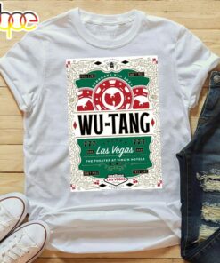 Wu-Tang Clan February 9, 2024, Las Vegas, NV Screen Print Poster Illus unisex t-shirt