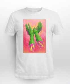 Wu-Tang Clan Protect Ya Hands Green T-shirt