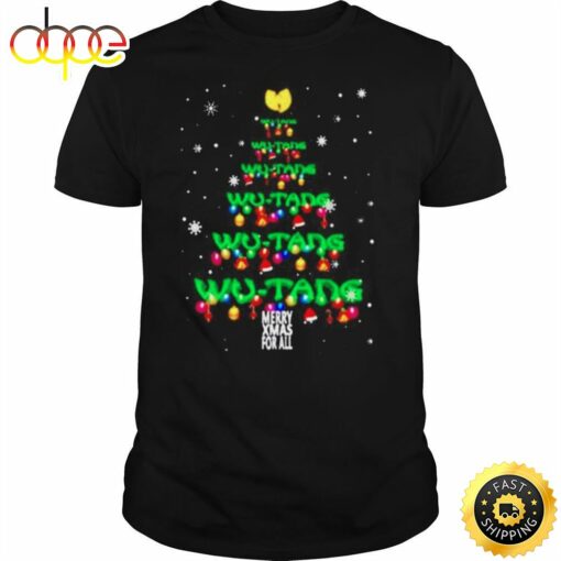 Wu Tang Clan Tree Merry Xmax For All Chirstmas Shirt