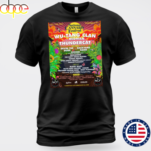 Wu-Tang Clan With Redman &amp Thundercat Headline NCF 2024 T-shirt