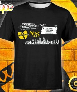 Wu-Tang Clan & Nas – NY State Of Mind Tour At The OVO Hydro, Glasgow West End Unisex Tshirt Wu-Tang Clan & Nas – NY State Of Mind Tour At The OVO Hydro, Glasgow West End Unisex Tshirt
