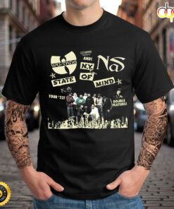 Wu-Tang and NAS NY State of Mind Tour 2022 T-shirt Wu-Tang and NAS NY State of Mind Tour 2022 T-shirt