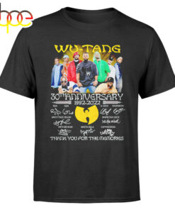 Wu-tang 30th Anniversary 1992-2022 T-shirt Wu-tang 30th Anniversary 1992-2022 T-shirt