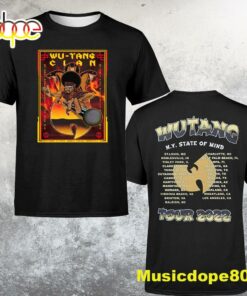 Wu-tang And Nas Mansfield New York State Of Mind Tour 2022 Dates Tshirt Wu-tang And Nas Mansfield New York State Of Mind Tour 2022 Dates Tshirt