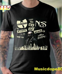 Wu-tang And Nas N.Y State Of Mind Tour 2022 Dates Unisex T-shirt