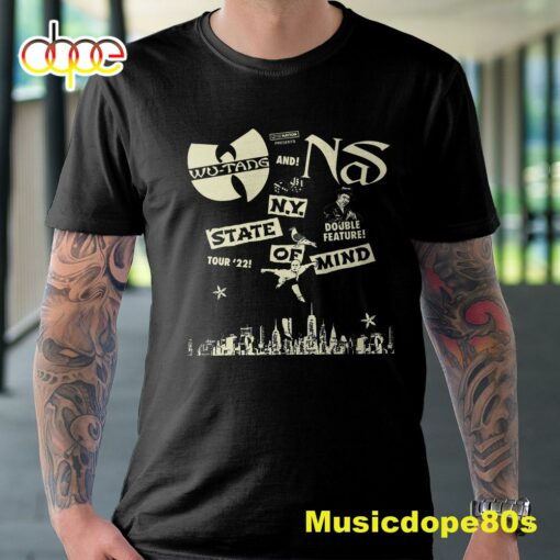 Wu-tang And Nas New York State Of Mind Tour 2022 Dates Unisex T-shirt