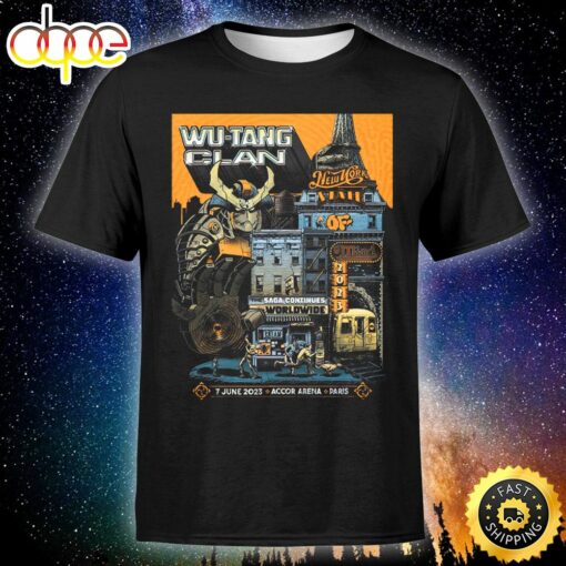 Wu-tang Clan Accor Arena Tonight Tour 2023 Unisex T-shirt