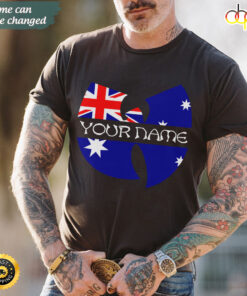 Wu-tang Clan Custom Name Logo Australia Unisex T-shirt Wu-tang Clan Custom Name Logo Australia Unisex T-shirt