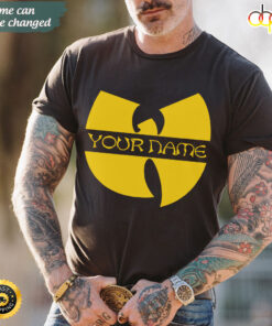Wu-tang Clan Custom Name Logo Black Unisex Basic T-shirt Wu-tang Clan Custom Name Logo Black Unisex Basic T-shirt