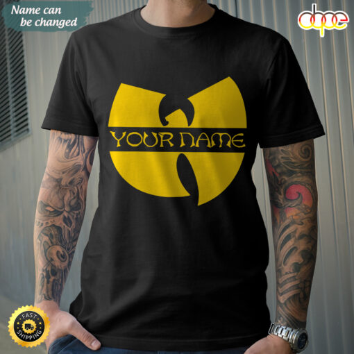 Wu-tang Clan Custom Name Logo Black Unisex Basic T-shirt