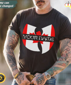 Wu-tang Clan Custom Name Logo CANADA Unisex T-shirt Wu-tang Clan Custom Name Logo CANADA Unisex T-shirt