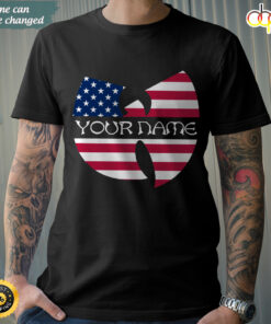 Wu-tang Clan Custom Name Logo USA Unisex T-shirt