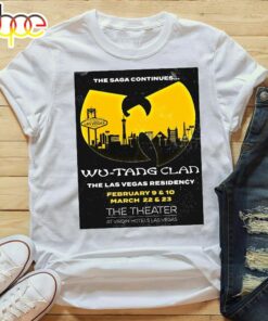 Wu-tang Clan The Las Vegas Residency February 9 – 10, March 22 – 24 The Theater T-shirt