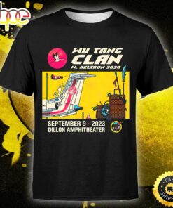 Wu tang Clan Tour 2023 September 9th Dillon Amphitheater Unisex Tshirt 1