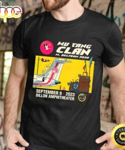 Wu-tang Clan Tour 2023 September 9th Dillon Amphitheater Unisex Tshirt 1 Wu tang Clan Tour 2023 September 9th Dillon Amphitheater Unisex Tshirt 2