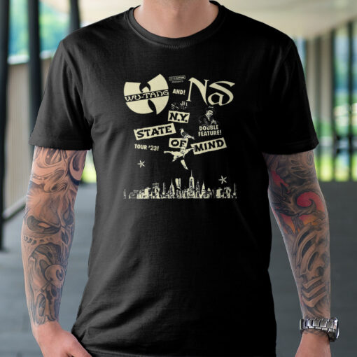 Wu-tang Clan &amp Nas New York State Of Mind Tour 2023 Unisex T-shirt