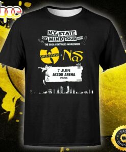 Wu-tang Clan & Nas – Ny State Of Mind Tour Arena En 2023 Unisex Tshirt Wu-tang Clan & Nas – Ny State Of Mind Tour Arena En 2023 Unisex Tshirt