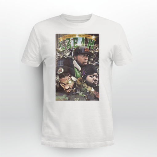 Wu-tang Cream Art Hiphop T-shirt