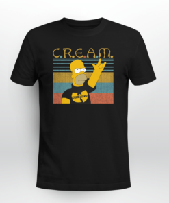 Wu-tang C.r.e.a.m Simpson Vintage T-shirt