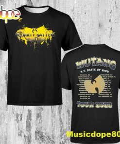 Wu-tang Ol’ Dirty Bastard N.y State Of Mind Tour 2022 Dates Unisex T-shirt
