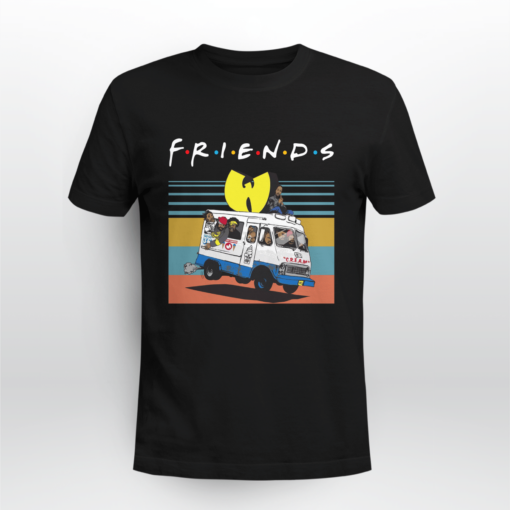 WuTang Clan Friends Vintage Black Tshirt