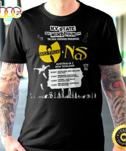 Wutang And Nas N.Y State Of Mind Tour 2023 Australia & New Zealand Unisex Tshirt Wutang And Nas N.Y State Of Mind Tour 2023 Australia & New Zealand Unisex Tshirt