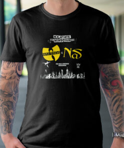 Wutang Clan &amp Nas N.Y State Of Mind Tour 2023 The Saga Continues Worldwide Unisex Tshirt