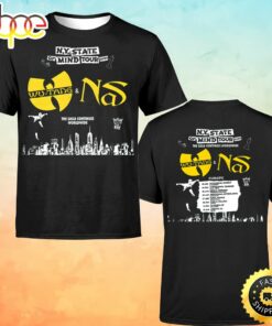 Wutang &amp Nas N.Y State Of Mind Tour 2023 Dates The Saga Continues Worldwide Europe Unisex T-shirt