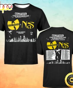 Wutang &amp Nas N.Y State Of Mind Tour 2023 Dates The Saga Continues Worldwide Unisex T-shirt