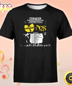 Wutang & Nas N.Y State Of Mind Tour 2023 The Saga Continues Worldwide Europe Unisex Tshirt Wutang & Nas N.Y State Of Mind Tour 2023 The Saga Continues Worldwide Europe Unisex Tshirt