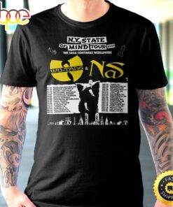 Wutang & Nas N.Y State Of Mind Tour 2023 The Saga Continues Worldwide Unisex Tshirt Wutang & Nas N.Y State Of Mind Tour 2023 The Saga Continues Worldwide Unisex Tshirt