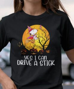 Yes I Can Drive A Stick Shirt Snoopy Halloween Snoopy Shirt