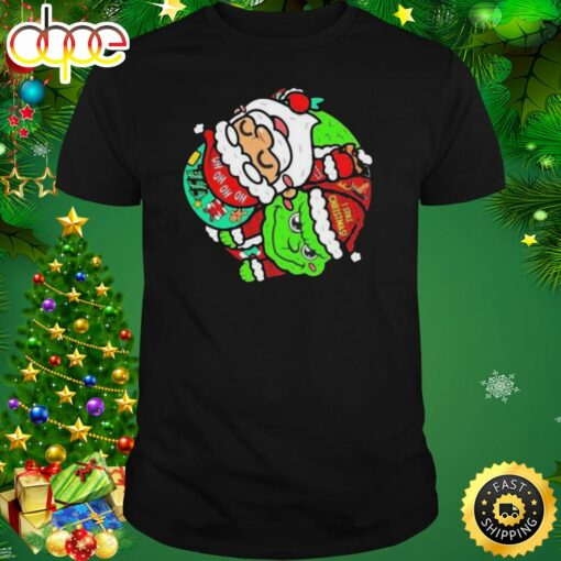 Yin And Yang Grinch Santa Claus I Stole Christmas 2023 Shirt