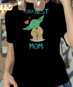 Yoda Best Mom Hearts Mother’s Day T Shirt